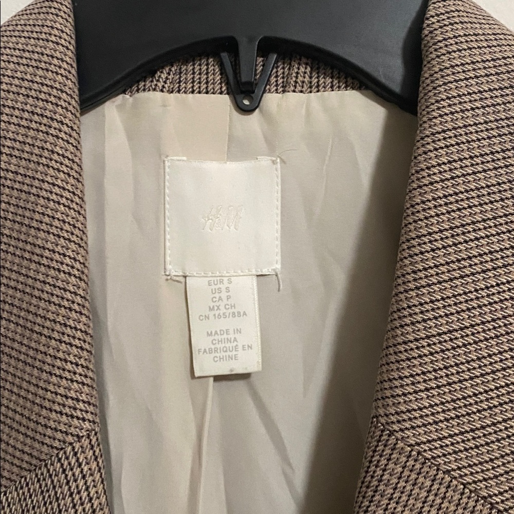 H&M ladies plaid blazer jacket - Picture 4 of 9